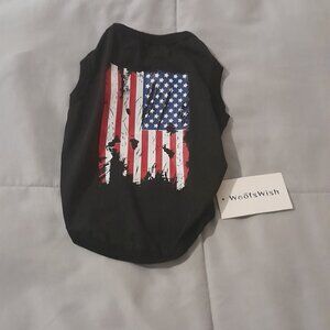 Woofs Wish dog clothes patriotic size M